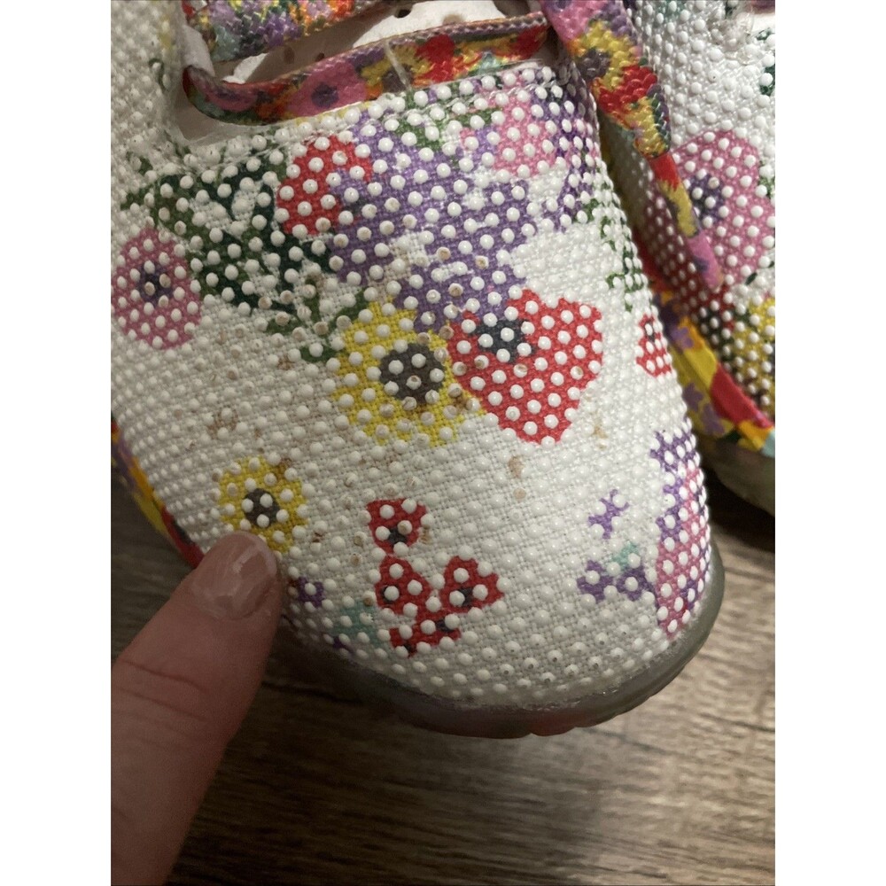 No Bull Trainer Shoes Sneakers Floral Daisy Super Fabric Design Women US 6 - Picture 10 of 11